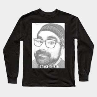 #CancelAlfred (Sketch) Long Sleeve T-Shirt